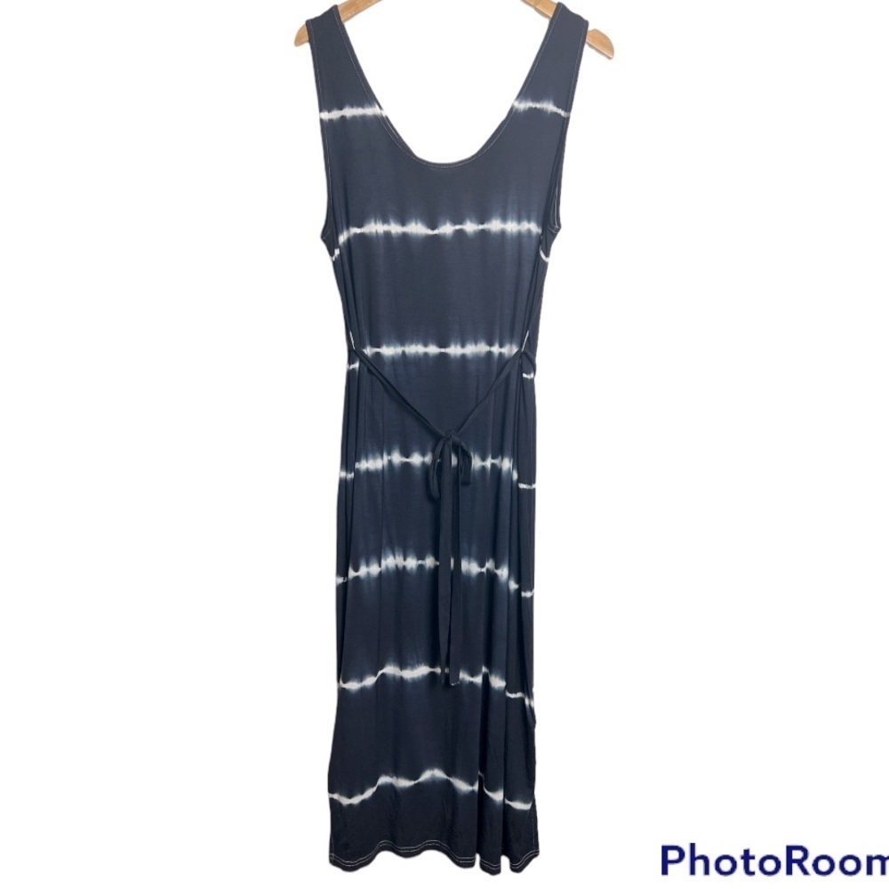 NWT Orb Life Maxi Tank Dress Navy Size Large